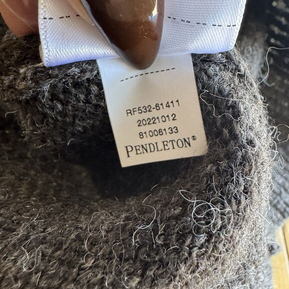 Pendleton Sweater Mens XXL Washable Shetland Wool Crewneck Pullover Brown FLAWED - Picture 13 of 13